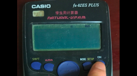 这个公式用卡西欧计算器怎么按