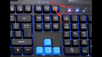 键盘右上角第三个灯有什么用