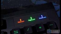 键盘上的三个指示灯,除了按按键还